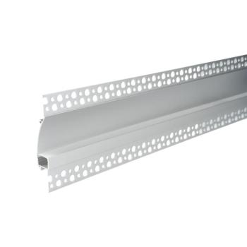 Alumínium profil LED szalaghoz 98*19mm, ezüst/fehér fedő, 2 méter, Optonica, 5128 kép