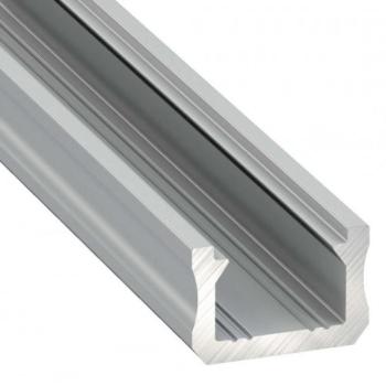 Alumínium U profil , 8 mm-es LED szalaghoz , 1 méter/db , NEKEM8 , eloxált kép
