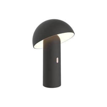 Aluminor Capsule LED asztali lámpa, mobil, fekete kép