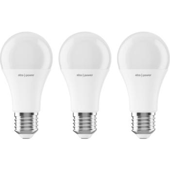 AlzaPower LED 12-80W, E27, 4000K, set, 3db kép