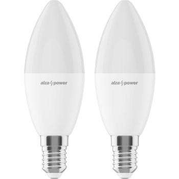 AlzaPower LED 8-55W, E14, 2700K, szett, 2db kép