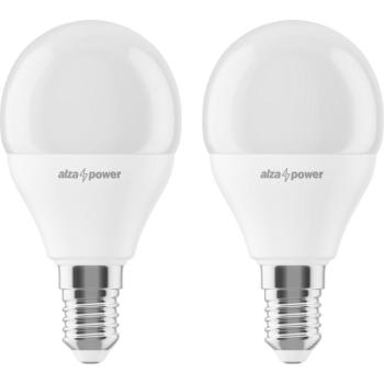 AlzaPower LED 8-55W, E14, P45, 2700K, 2 db kép