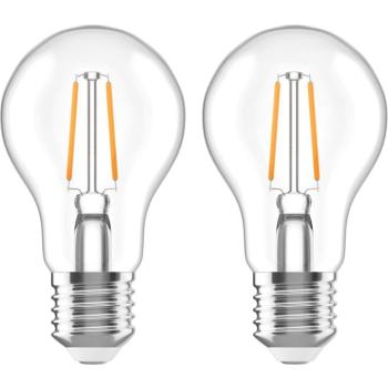 AlzaPower LED 8-75W, E27, 2700K, Filament, 2 db kép