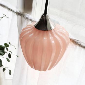 Amalfi függő világítás, narancssárga, átmérő 14 cm, üveg, E14, dugasz kép