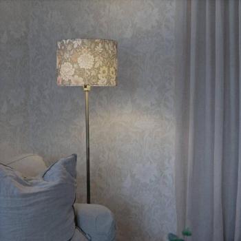 Amy álló világítás, Dahlia zöld/arany, magasság 150 cm, textil, E27 kép