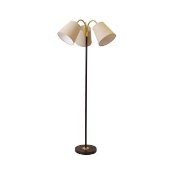 Amy álló világítás, fekete/bézs, 3 izzós, magasság 150 cm, E27 kép
