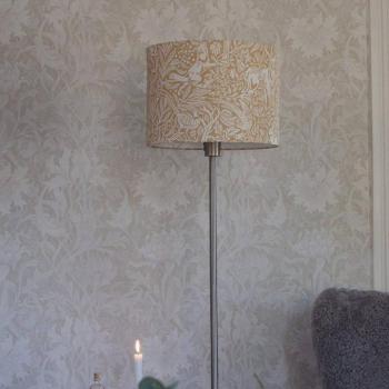 Amy álló világítás, sárga/szürke, magasság 150 cm, textil, E27 kép