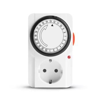 Analóg kapcsolóóra LED visszajelzővel (230V – 16A – 3680W)