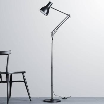 Anglepoise Type 75 álló világítás, fekete bársony kép