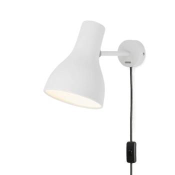 Anglepoise Type 75 falra szerelhető lámpa dugóval, fehér kép