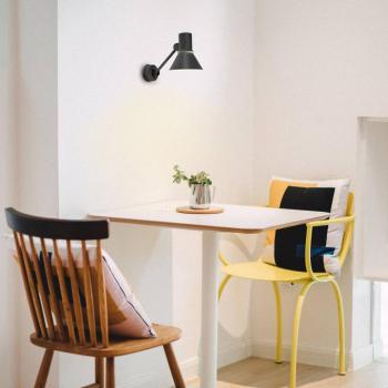 Anglepoise type 80 W2 fali lámpa, matt fekete kép