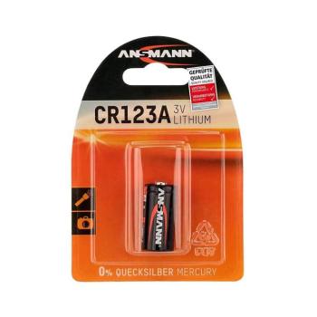 ANSMANN CR123 Lítium elem 1 db/csomag kép