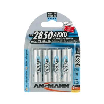 Ansmann 07522 Mignon AA - 4drb tölthető elem NiMH/1,2V/2850mAh 07522 kép