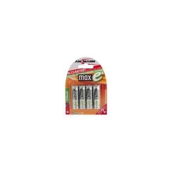 ANSMANN maxE Ni-MH AA/ceruza 2500 mAh alacsony önkisülésű akkumulátor 4db/csomag kép