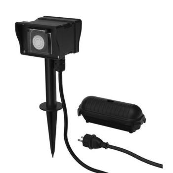 Ansmann mechanikai időzítő kapcsoló 24 órás 2×230V 3680W IP44 kép