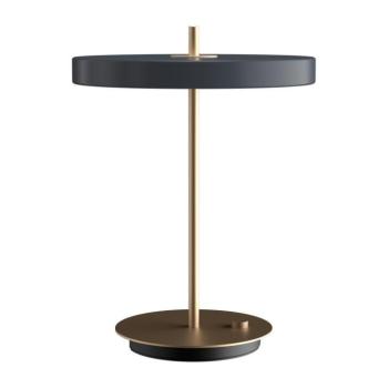 Antracitszürke LED szabályozható asztali lámpa fém búrával (magasság 41,5 cm) Asteria Table – UMAGE kép