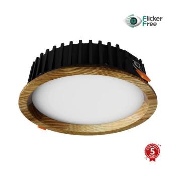 APLED - LED Lámpa RONDO WOODLINE LED/12W/230V 3000K átm. 20 cm kőris tömör fa 21280 kép