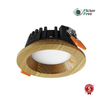 APLED - LED Lámpa RONDO WOODLINE LED/3W/230V 4000K átm. 9 cm fenyő tömör fa 21267 kép