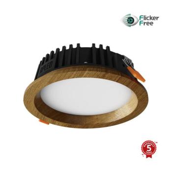 APLED - LED Lámpa RONDO WOODLINE LED/6W/230V 3000K átm. 15 cm tölgy tömör fa 21262 kép