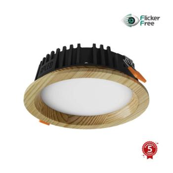 APLED - LED Lámpa RONDO WOODLINE LED/6W/230V 4000K átm. 15 cm fenyő tömör fa 21269 kép