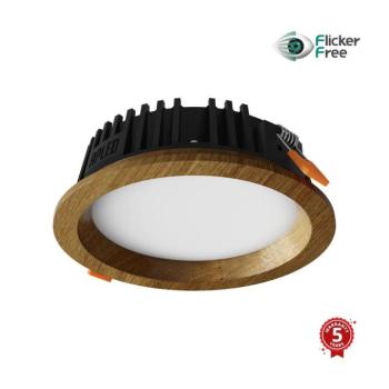 APLED - LED Lámpa RONDO WOODLINE LED/6W/230V 4000K átm. 15 cm tölgy tömör fa 21261 kép