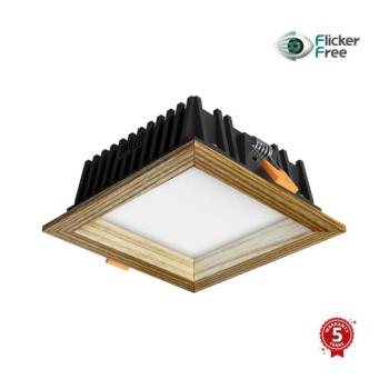 APLED - LED Lámpa SQUARE WOODLINE LED/6W/230V 3000K 12x12 cm kőris tömör fa 21298 kép