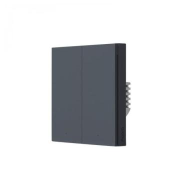 AQARA Smart Wall Switch H1 (No Neutral, Double Rocker), szürke kép