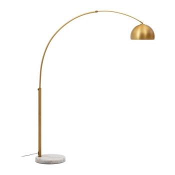 Aranyszínű állólámpa fém búrával (magasság 160 cm) Madali – Kave Home kép