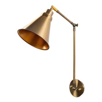Aranyszínű fali lámpa ø 20 cm Chicago – Opviq lights kép