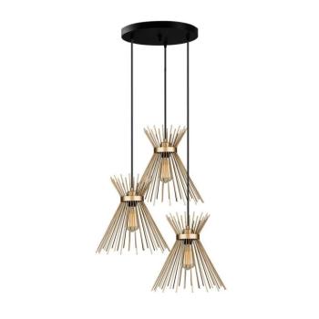 Aranyszínű fém függőlámpa ø 34 cm Izmir – Squid Lighting kép