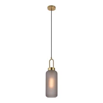 Aranyszínű függőlámpa üveg búrával ø 13 cm Luton – House Nordic kép