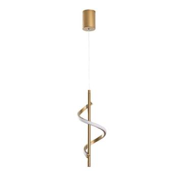 Aranyszínű LED függőlámpa ø 16 cm Likma – Opviq lights kép