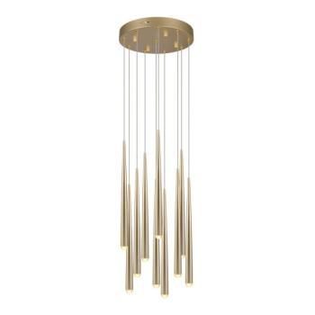 Aranyszínű LED függőlámpa ø 30 cm Cala – Trio Select kép