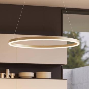 Arcchio Albiona LED lógó világítás, bézs, 1 gyűrű, Ø 80 cm kép