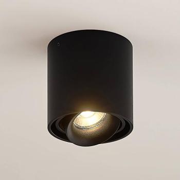 Arcchio downlight Walza, fekete, fém, Ø 9,3cm, GU10 kép