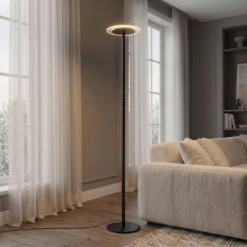 Arcchio Frile LED álló világítás, fekete, magasság 190 cm, dimmelhető kép