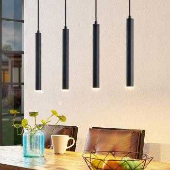 Arcchio Kammeron LED-es függőlámpa, fekete, fém, 80 cm kép