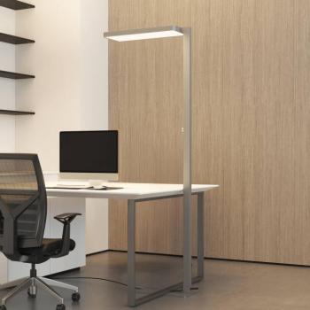 Arcchio LED álló világítás Timon, 54W, ezüst, magasság 195 cm kép