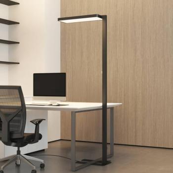 Arcchio LED álló világítás Timon, 54W, fekete, magasság 195 cm kép