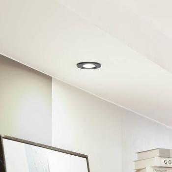Arcchio LED-es Eliar kerek, fekete CCT LED-es LED-es lámpa Eliar kerek, fekete kép