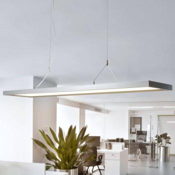 Arcchio LED-es függőlámpa Dorean, ezüst, fém, 120cm kép