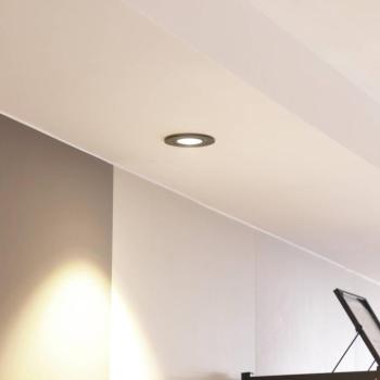 Arcchio LED-es Jyra downlight, fekete, 2,700K kép
