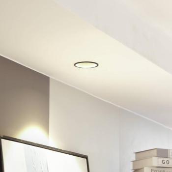 Arcchio LED-es Niria downlight, fekete, 2,700K kép