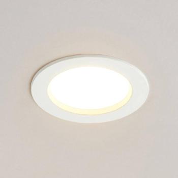 Arcchio LED-es süllyesztett lámpa Milaine, Ø 10 cm, fehér, fényerőszabályozó kép