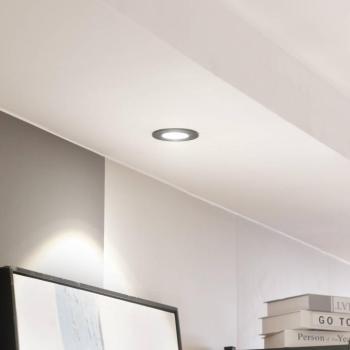 Arcchio LED-es Zarik downlight, fekete, 4,000K kép