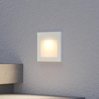 Arcchio LED fali süllyesztett lámpa Zamo, fehér, 11 cm, fém, IP65 kép