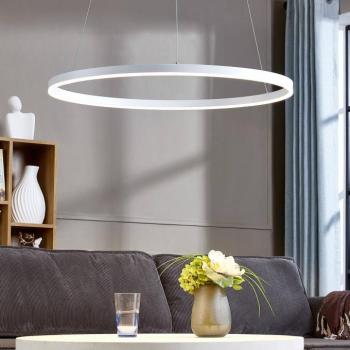 Arcchio Albiona LED lógó világítás, fehér, 1 gyűrű, Ø 80 cm kép