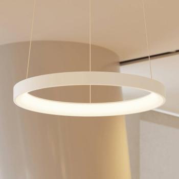 Arcchio LED lógó világítás Vivy, Ø 58 cm, fehér, fém kép