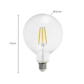Arcchio LED izzó Globe G125 E27 3,8 W 3000 K szálas kép