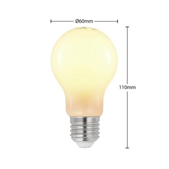 Arcchio LED izzó A60, E27, 8 W, 2700 K, opál, dimmelhető kép